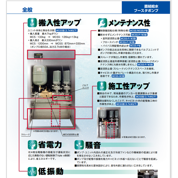 TERAL泰拉爾直連供水增壓泵MC5S-2020-1.1S2D