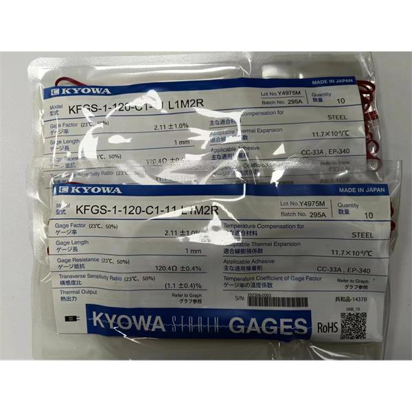 日本KYOWA配件耗材應變片KFGS-2-350-D16-16 L30C2S