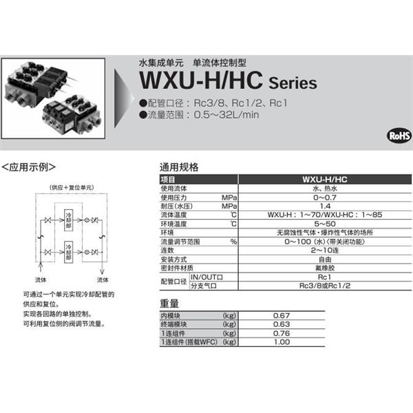 CKD喜開理水集成單元WXU-HC-10-W-15-600-NA